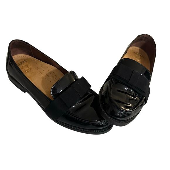 Russell & Bromley Black Leather Loafers- 39(8/8.5) - Picture 2 of 9